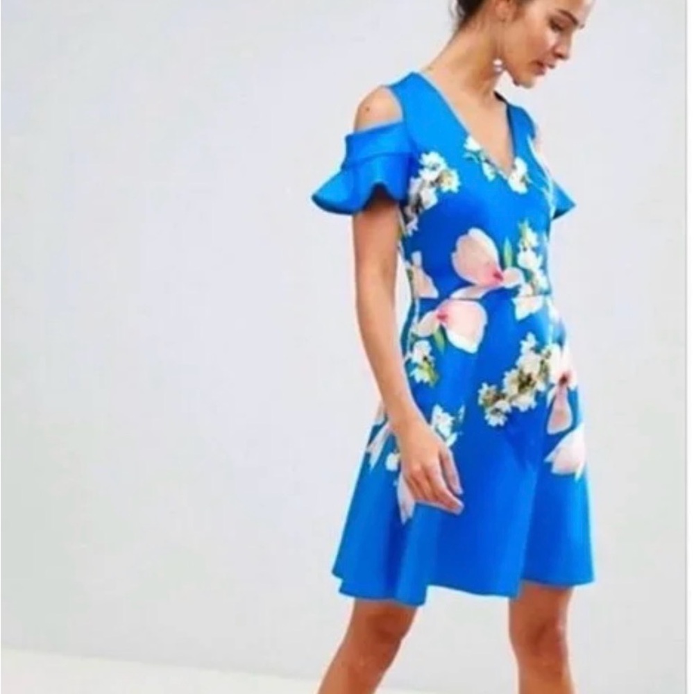 Ted Baker Ambre Harmony Cold Shoulder Dress